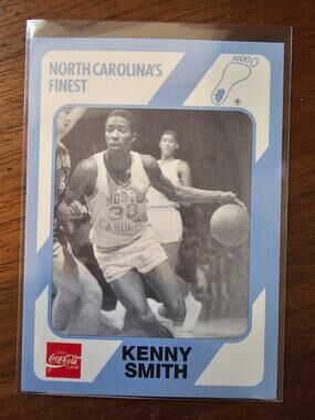 Kenny Smith 1989 Collegiate Collection #107 - North Carolina's Finest-Fresh Pull